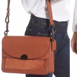 Coach Saddle Crossbody Bag in Cognac Tan